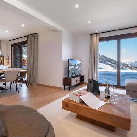 Spacieux Avec Spa, 3 Chambres, Accès Facile Aux Pistes à Moriond - Fr-1-563-143 Apartamento